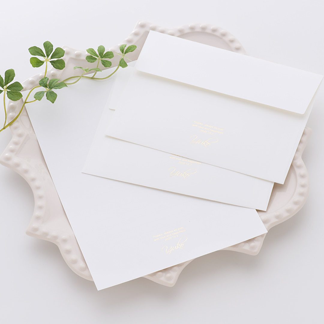 花嫁の手紙 ホワイト
レターセット